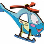 Elicopter Puzzle de Colorat pentru Copii