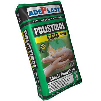 Adeziv pentru termoizolatii Adeplast Polistirol Eco Plus, interior / exterior, 25 kg