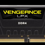Memorie Vengeance LPX Black 16GB DDR4 2666 MHz CL16 Dual Channel Kit, Corsair