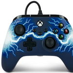 Controller PowerA - Enhanced, cu fir, pentru Xbox One/Series X/S, Arc Lightning