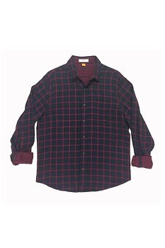 Imbracaminte Barbati Tailor Vintage Duofold Reversible Plaid Regular Fit Shirt NAVY WINDOWPANE GIN