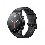Smartwatch Xiaomi Watch S1 GL GPS ecran 1.43 AMOLED Waterproof 5 ATM bratara silicon Negru