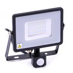 REFLECTOR LED SMD 30W 6400K IP44 CU SENZOR MISCARE - NEGRU/GRI, V-TAC