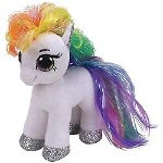 Jucarie de plus Beanie Boos STARR - white pony/ponei alb, 15cm, TY 36664