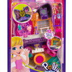 Set Polly Pocket Sparkle Stage Bow Compact (hcg17) 