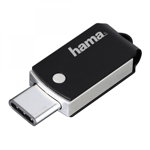 Memorie USB Hama C-Turn 16 GB Type-C USB 3.0 / USB 3.0 100 MB/s negru