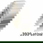 Rola etichete de plastic ZINTA argintii 70x34mm 3930 et./rola, ZINTA