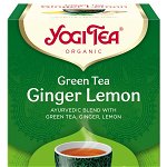 Ceai bio Verde cu ghimbir si lamaie 17 , Yogi Tea, 30.6g