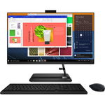 Sistem All-in-One Lenovo IdeaCentre 3 27ALC6 cu procesor AMD Ryzen™ 5 7430U pana la 4.3 GHz, 27", Full HD, IPS, 16GB DDR4, 512GB SSD M.2 2280 PCIe 4.0x4 NVMe, AMD Radeon™ Graphics, No OS, White