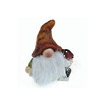 Figurina ceramica, DecoDepot, pitic cu barba pufoasa, 6x7 cm, Multicolor