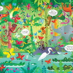 Carte si puzzle - Usborne Book and Jigsaw In the Jungle, Usborne