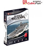 Puzzle 3D Cubic Fun - USS Enterprise - London, 121 piese (Cubic-Fun-P677h), Cubic Fun