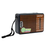 Radio FM portabil, 4 benzi, 15W, antena telescopica, baterii R20, Leotec, Leotec