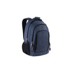 Ghiozdan ergonomic pentru scoala,model Classic Cationic Blue,43x32x20 cm, Pulse