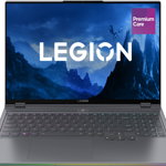Laptop Lenovo Gaming 16'' Legion 7 16ACHg6, WQXGA IPS 165Hz G-Sync, Procesor AMD Ryzen™ 7 5800H (16M Cache, up to 4.4 GHz), 16GB DDR4, 1TB SSD, GeForce RTX 3080 16GB, No OS, Storm Grey, 3Yr Onsite Premium Care, Lenovo