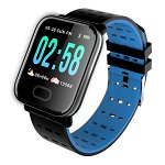 A6 Blue - Smart Watch Sport Fitness Tracker, 