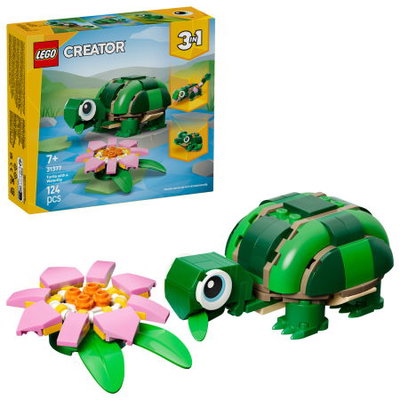 LEGO Creator. Broasca-testoasa cu o floare de nufar 31377 124 piese