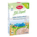 Topfer Bio Organic Cereale Ovaz integral 6+ luni 175 g, Topfer
