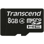 Micro SDHC 8GB Class 4, Transcend