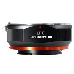 Adaptor Kf K&f Pro pentru Sony E Nex la Canon Ef Ef-s / Kf06.437, Kf
