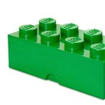 Cutie depozitare LEGO 2x4 verde inchis 40041734, Lego