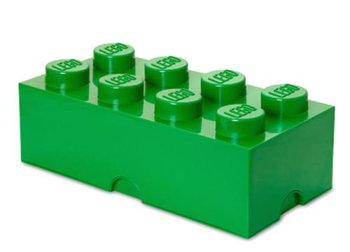 Cutie depozitare LEGO 2x4 verde inchis 40041734, 