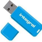 Integral USB Flash Drive Neon 16GB USB 2.0 - Blue, Integral