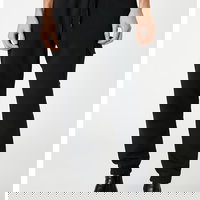 KOTON, Pantaloni sport cu doua buzunare cu fermoar, Alb optic, XL KOTON, Pantaloni sport cu doua buzunare cu fermoar, Alb optic, XL