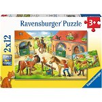 Puzzle Ravensburger Animals In Space 2x12pc 