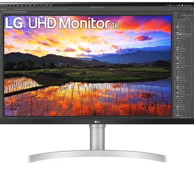 Monitor LED LG 32UN650K-W.AEU, 32 inch, 3840x2160 pixeli, Argintiu