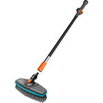 Cleansystem washing set soft with handle S, washing brush (grey/turquoise, working width 27cm), Gardena