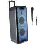 Boxa portabila Bluetooth NGS Wild Rave 1, 200W, Aux, Microfon, USB, negru