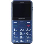 Panasonic Telefon Mobil Panasonic KX-TU155 EXCN Single SIM, 2G, pentru seniori, buton SOS, Albastru, Panasonic