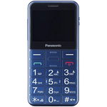 Telefon Mobil Panasonic KX-TU155 EXCN Single SIM, 2G, pentru seniori, buton SOS, Albastru