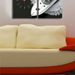 Ceas decorativ de perete(2 articole) Clock Art 228CLA2629 Multicolor