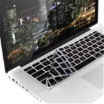 Husa pentru tastatura Apple MacBook Air 13''/MacBook Pro Retina 13''-15'' (to mid 2016), Kwmobile, Negru, Silicon, 36293.01