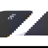 Portofel de piele ecologica cu fermoar Chic, Tommy Hilfiger