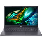 15.6'' Aspire 5 A515-58M, FHD IPS, Procesor Intel Core i5-1335U (12M Cache, up to 4.60 GHz), 16GB DDR5, 512GB SSD, Intel Iris Xe, No OS, Steel Gray, Acer