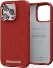 Husa Njord by Elements Njord by Elements Suede pentru iPhone 14 Pro Burnt Orange Comfort+, Njord by Elements