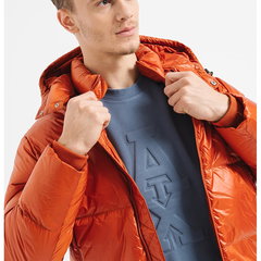 ARMANI EXCHANGE, Geaca cu vatelina si gluga, Negru