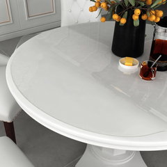 Folie de protectie masa vidaXL, transparent, Ø 110 cm, PVC, 2 mm 1.85 kg