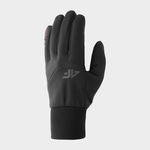 Mănuși softshell Touch Screen unisex - negre, 4F Sportswear