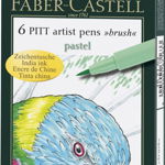 Pitt Artist Pen Set 6 buc Pastel Faber-Castell, Faber Castell