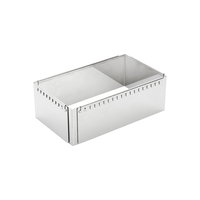 Forma de copt dreptunghiulara ajustabila, inox, 21x11-40x21 cm - de Bu, de Buyer