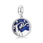 Talisman din argint Starry Blue Night, EdenBoutique