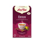Ceai detoxifiant, bio, 17 pliculete, 30,6g, Yogi Tea, Yogi Tea