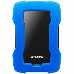 HDD extern ADATA 2TB HD330 2.5 USB 3.1 Senzor protectie socuri Criptare Date Albastru