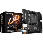 Placa de baza Gigabyte A520I AC AM4 DDR4, Gigabyte