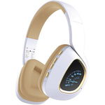 Casti PROMATE Bavaria, Bluetooth, Over-Ear, Microfon, alb