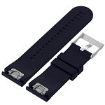 Curea ceas Smartwatch Garmin Fenix 3 / Fenix 5X, 26 mm Silicon iUni Dark Blue